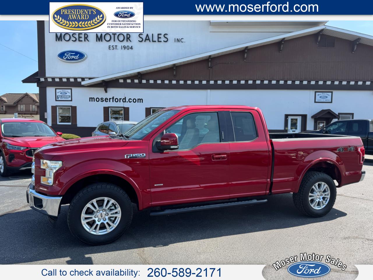 2017 Ford F-150 Lariat 4WD Supercab 6.5 Box Truck SuperCab Styleside