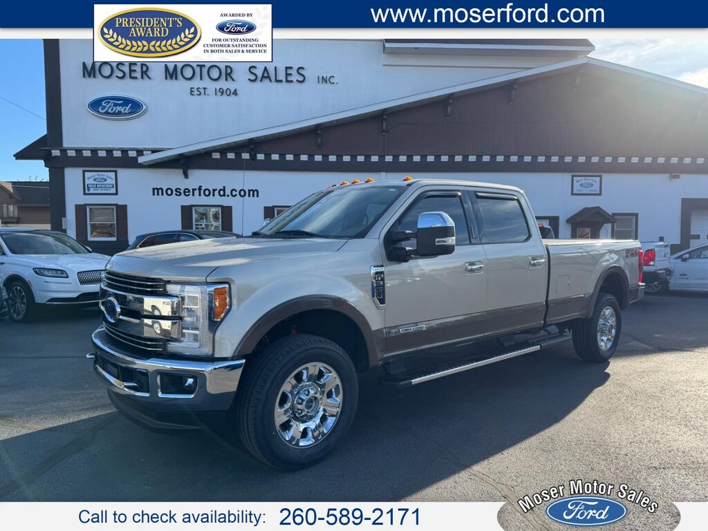 Used 2017 Ford Super Duty F-350 SRW Lariat 4WD Crew Cab 8 Bed Truck Crew Cab