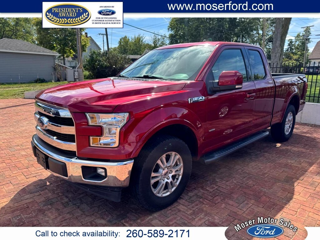 Used 2017 Ford F-150 Lariat 4WD Supercab 6.5 Box Truck SuperCab Styleside