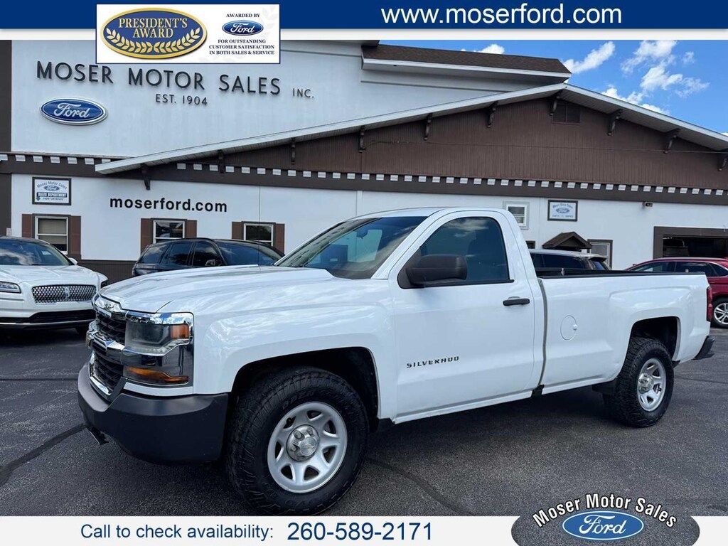 Used 2016 Chevrolet Silverado 1500 2WD Reg Cab 133.0 Work Truck Truck Regular Cab