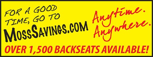 Moss Bros. 'Backseats' Campaign Billboard