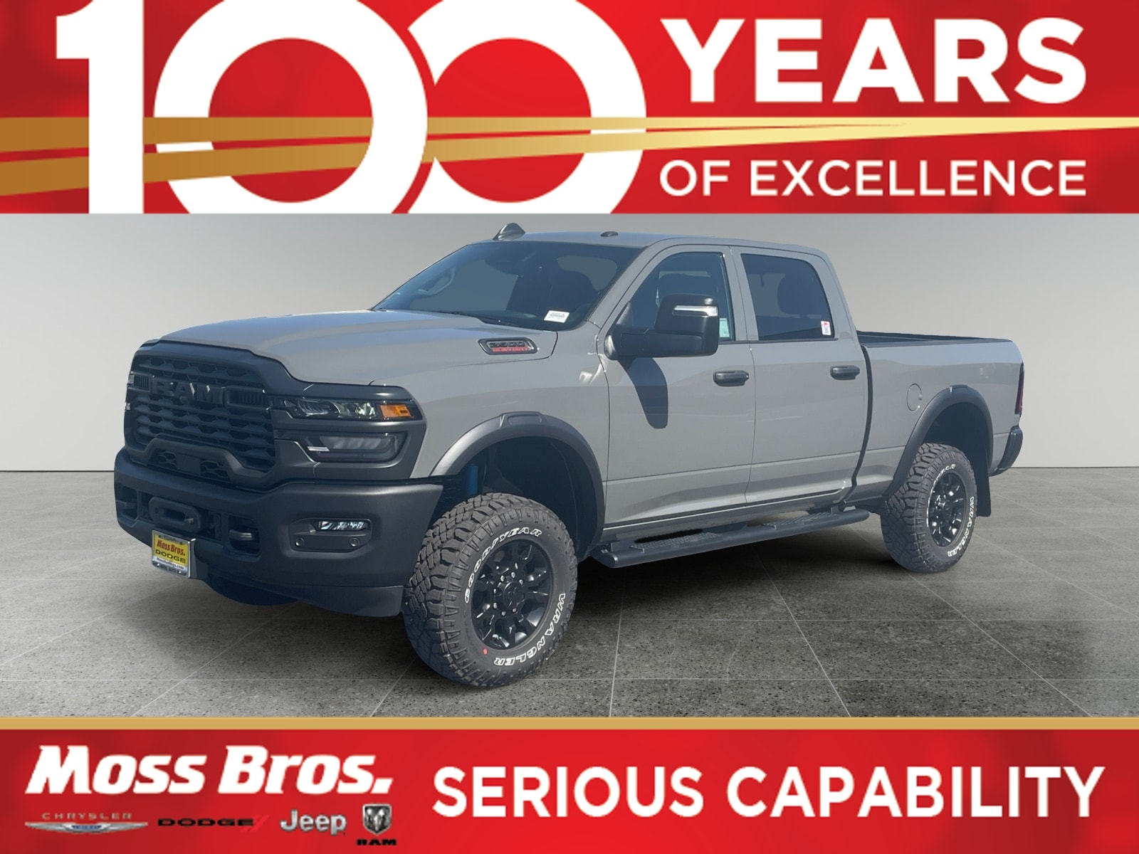 Ceramic Gray 2026 RAM 2500 Pickup Truck Four-Wheel Drive Automatic