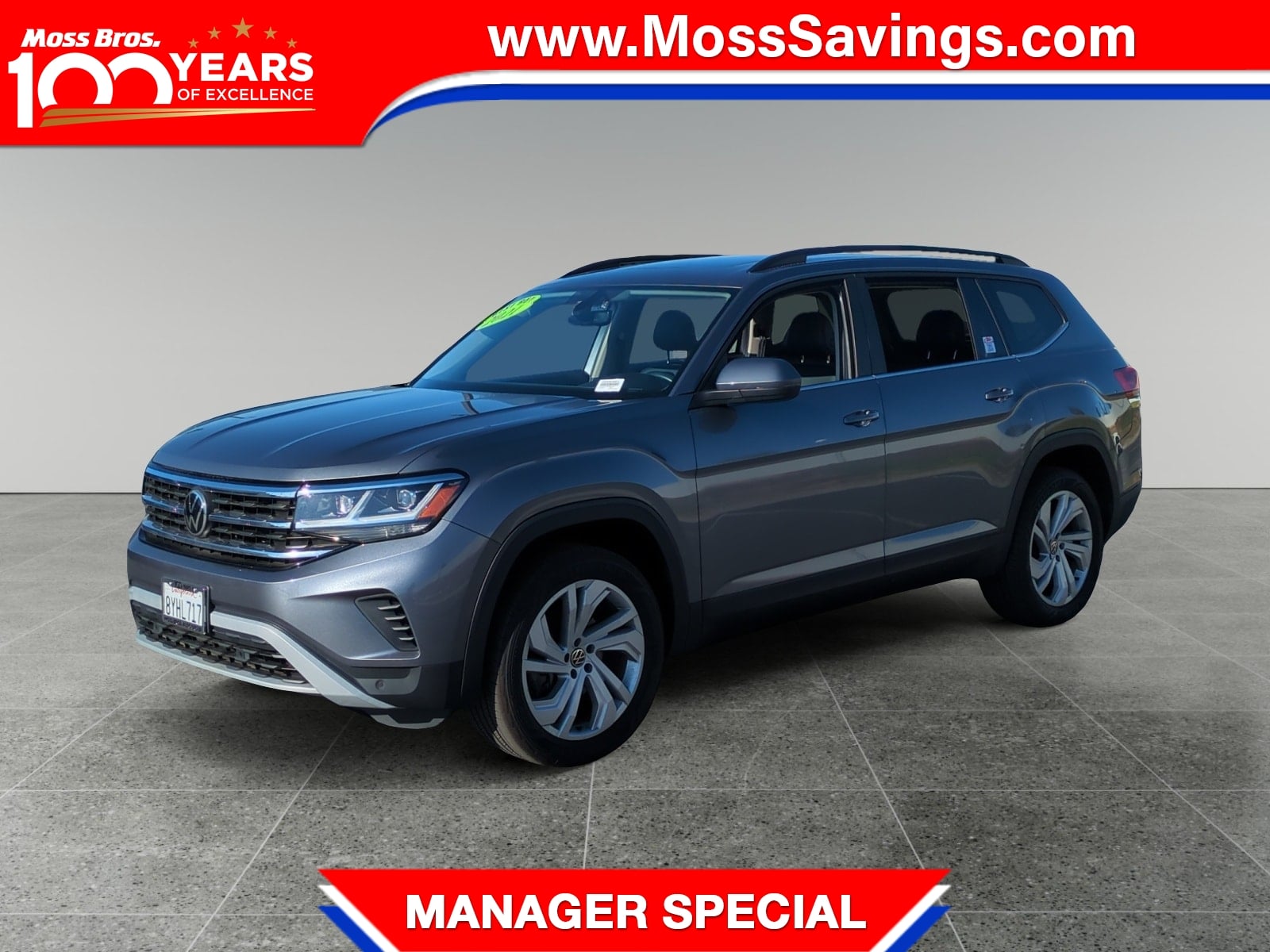 2021 Volkswagen Atlas SE w/Tech