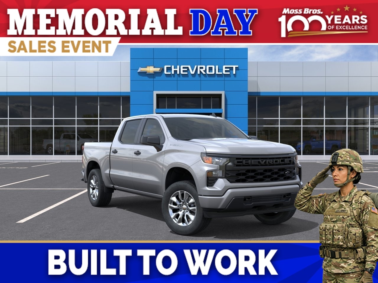 2026 Chevrolet Silverado 1500 Custom Crew Cab Short Box's photo