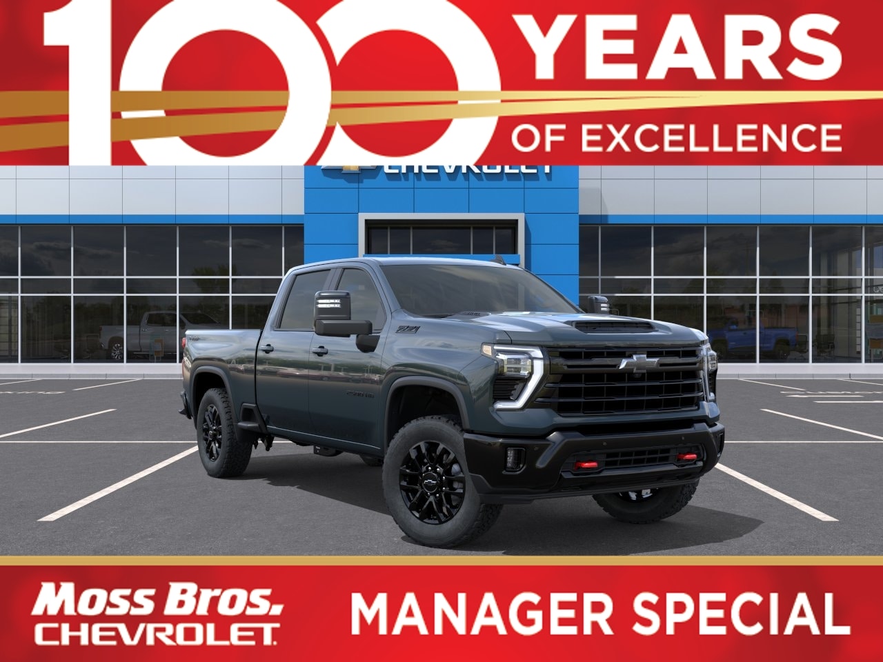 Cypress Gray 2026 Chevrolet Silverado 2500HD Pickup Truck Four-Wheel Drive Automatic
