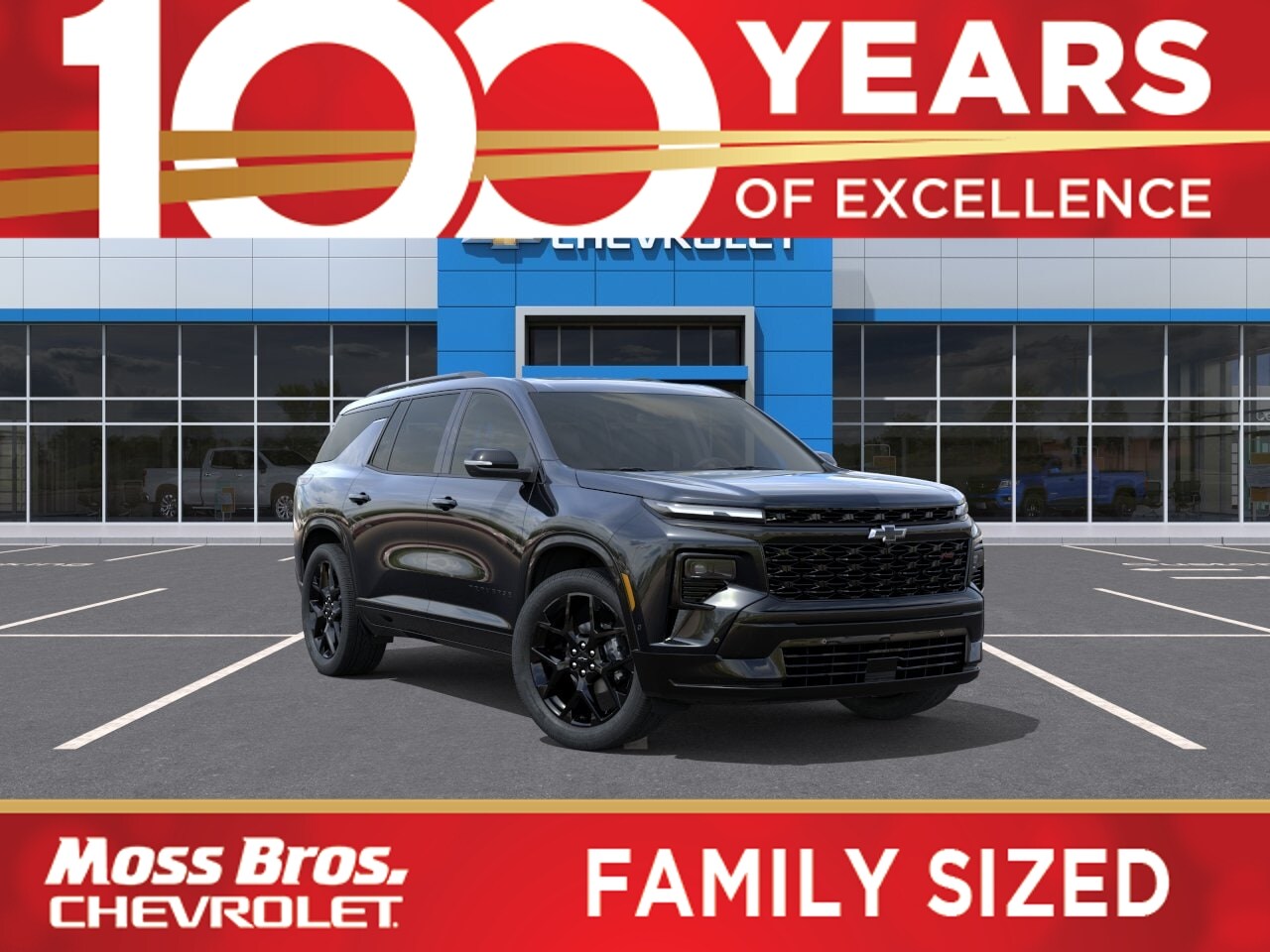 Mosaic Black Metallic 2026 Chevrolet Traverse SUV / Crossover Front-Wheel Drive Automatic