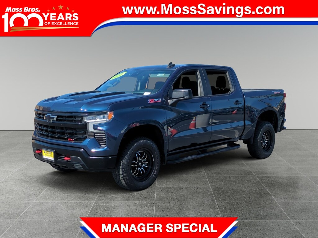 Used 2022 Chevrolet Silverado 1500 LT Trail Boss Truck Crew Cab
