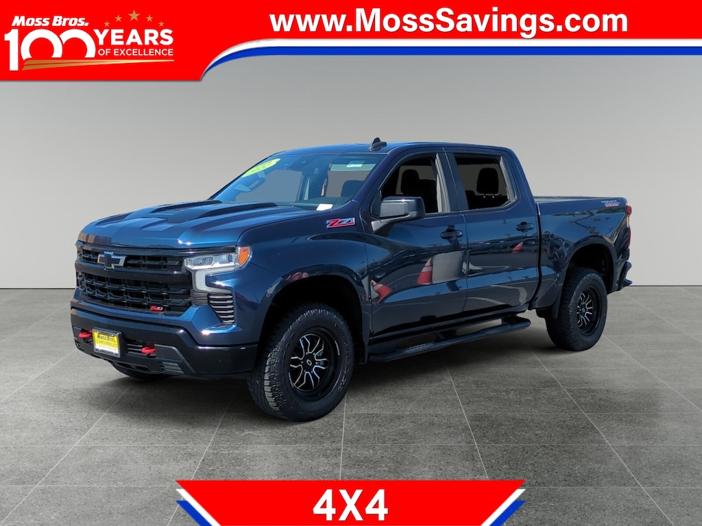 Used 2022 Chevrolet Silverado 1500 LT Trail Boss Truck Crew Cab