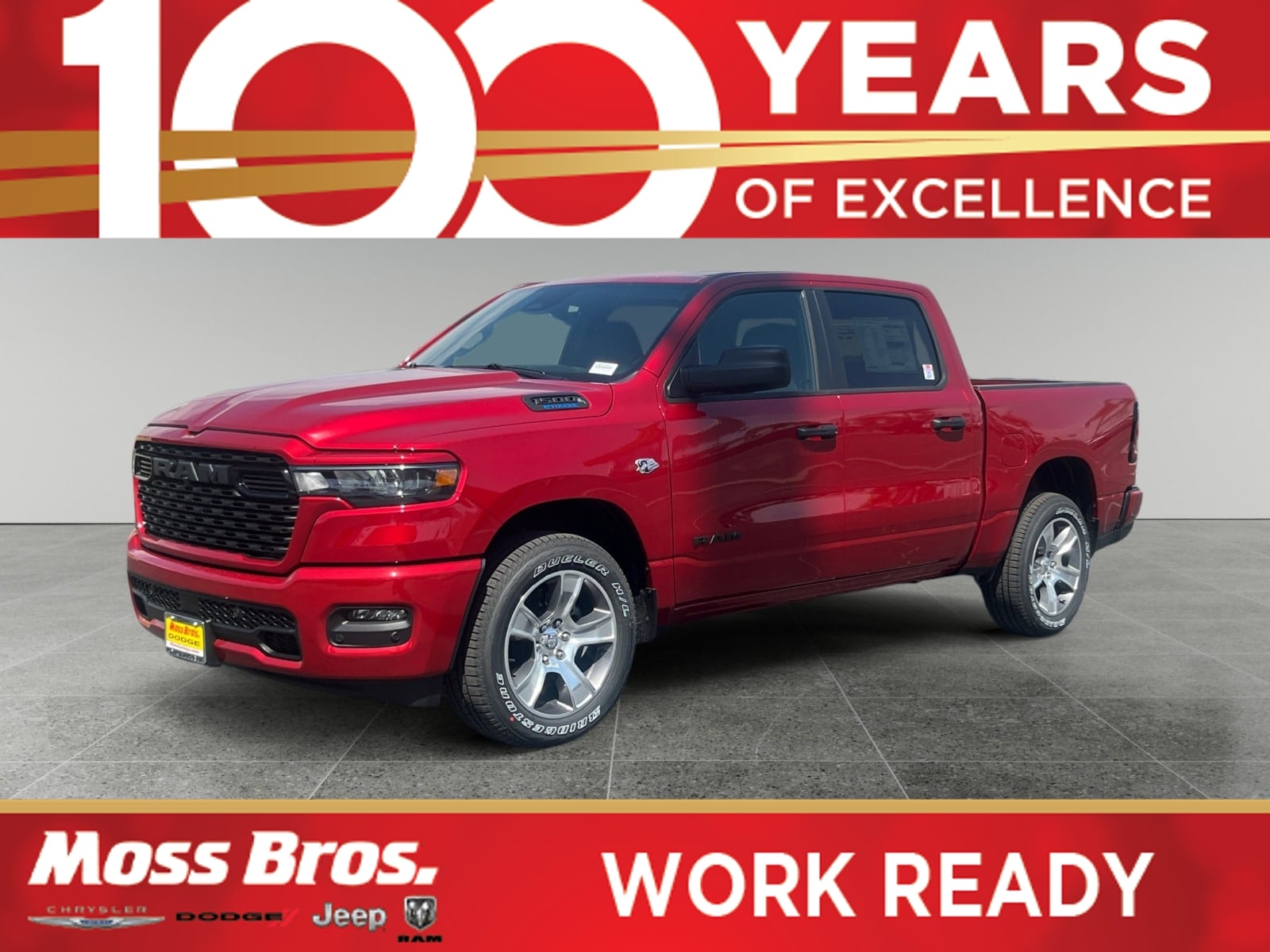2026 RAM 1500 Rojo (Molten Red Pearlcoat) Camioneta 4X2 Automática