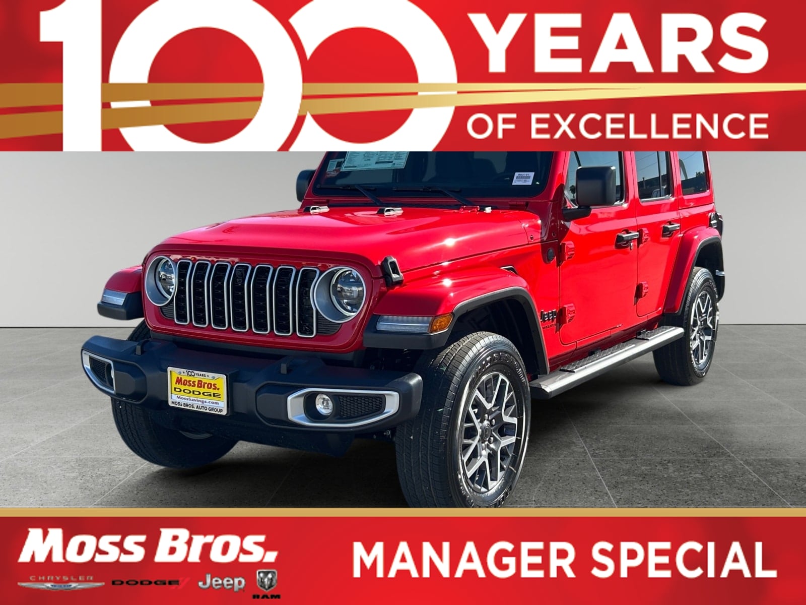 Firecracker Red 2026 Jeep Wrangler SUV / Crossover Four-Wheel Drive 8-Speed Automatic