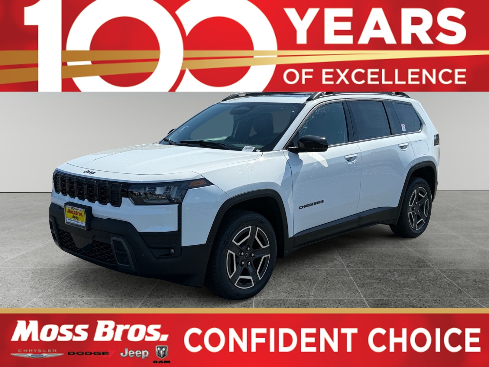 Bright White 2026 Jeep Cherokee SUV / Crossover  Automatic