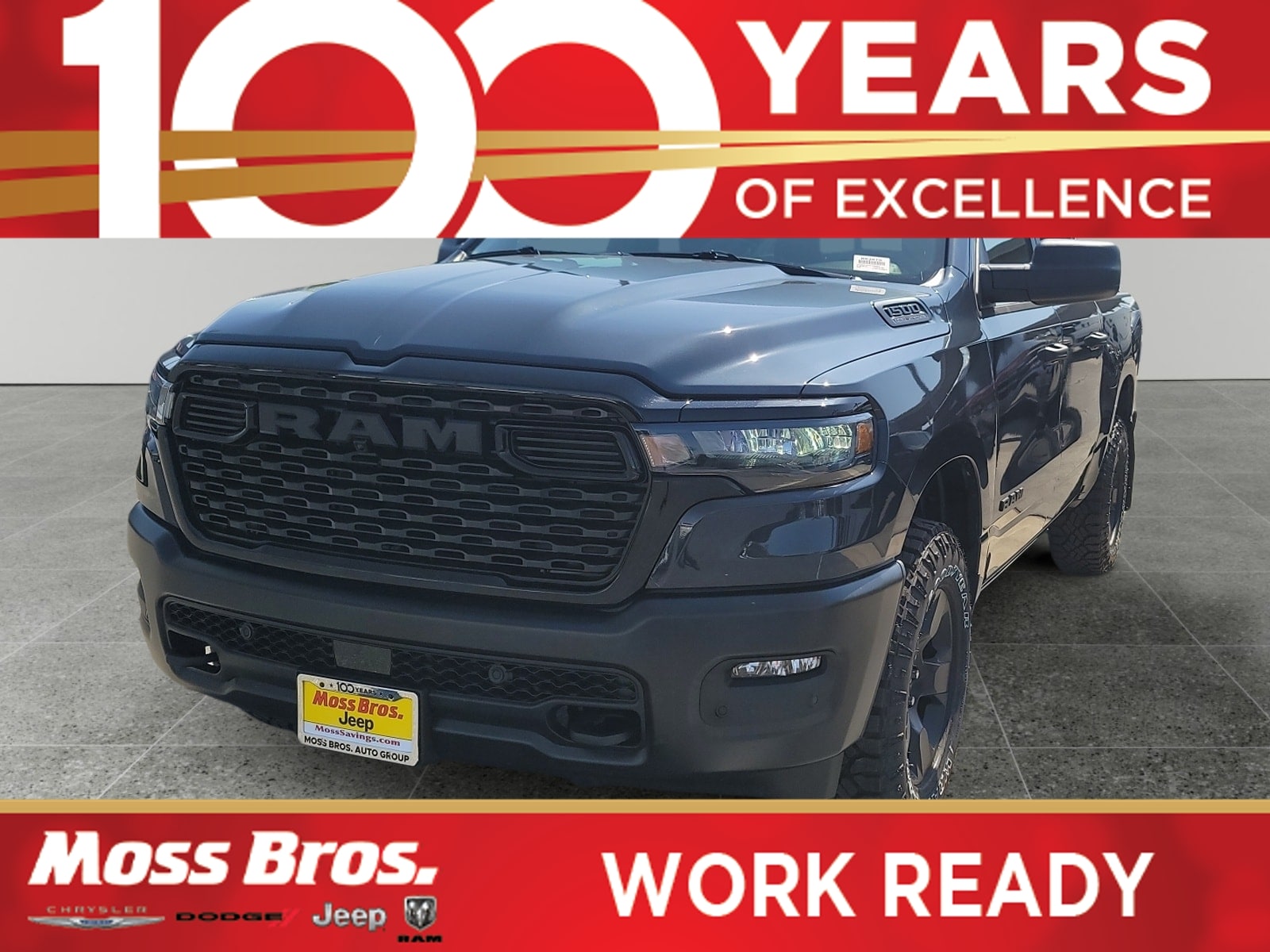 Forged Blue 2026 RAM 1500 Pickup Truck Four-Wheel Drive Automatic