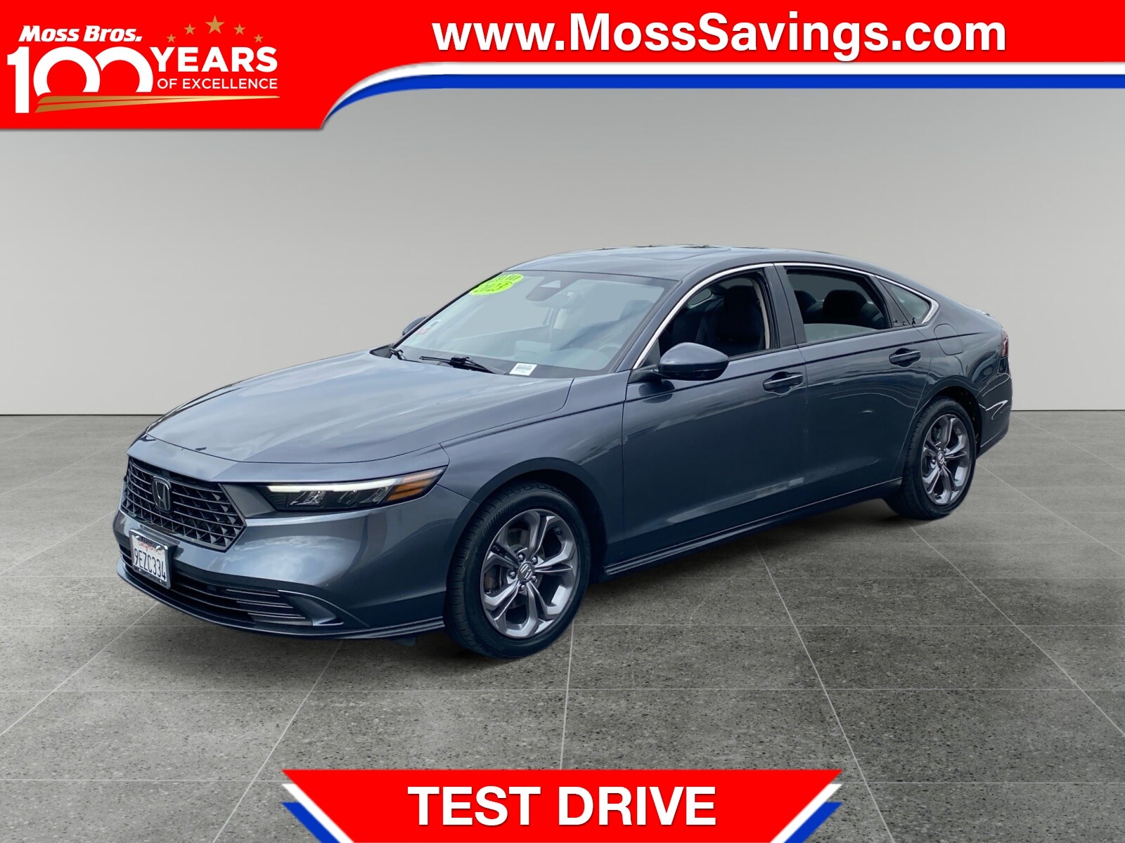 Meteorite Gray Metallic 2023 Honda Accord Sedan Front-Wheel Drive Automatic