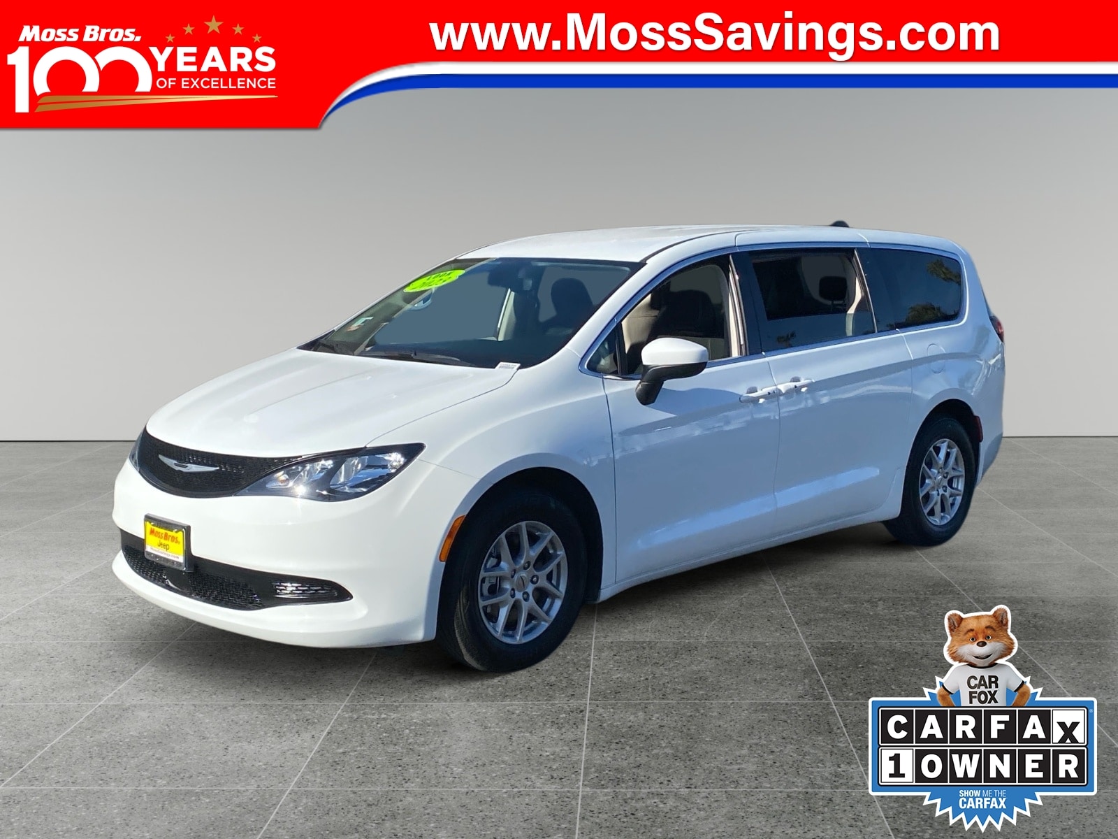 Bright White 2023 Chrysler Voyager Minivan Front-Wheel Drive Automatic