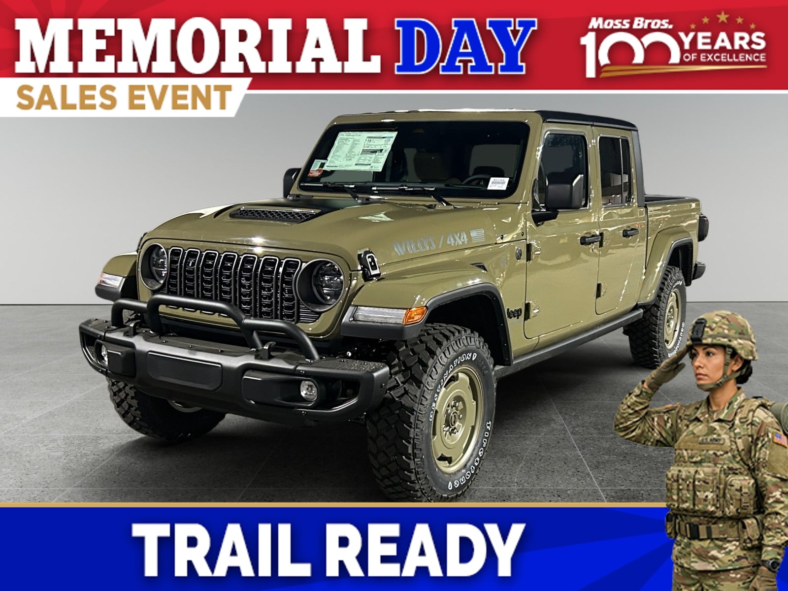 2026 Jeep Gladiator Willys 41 Auto's photo
