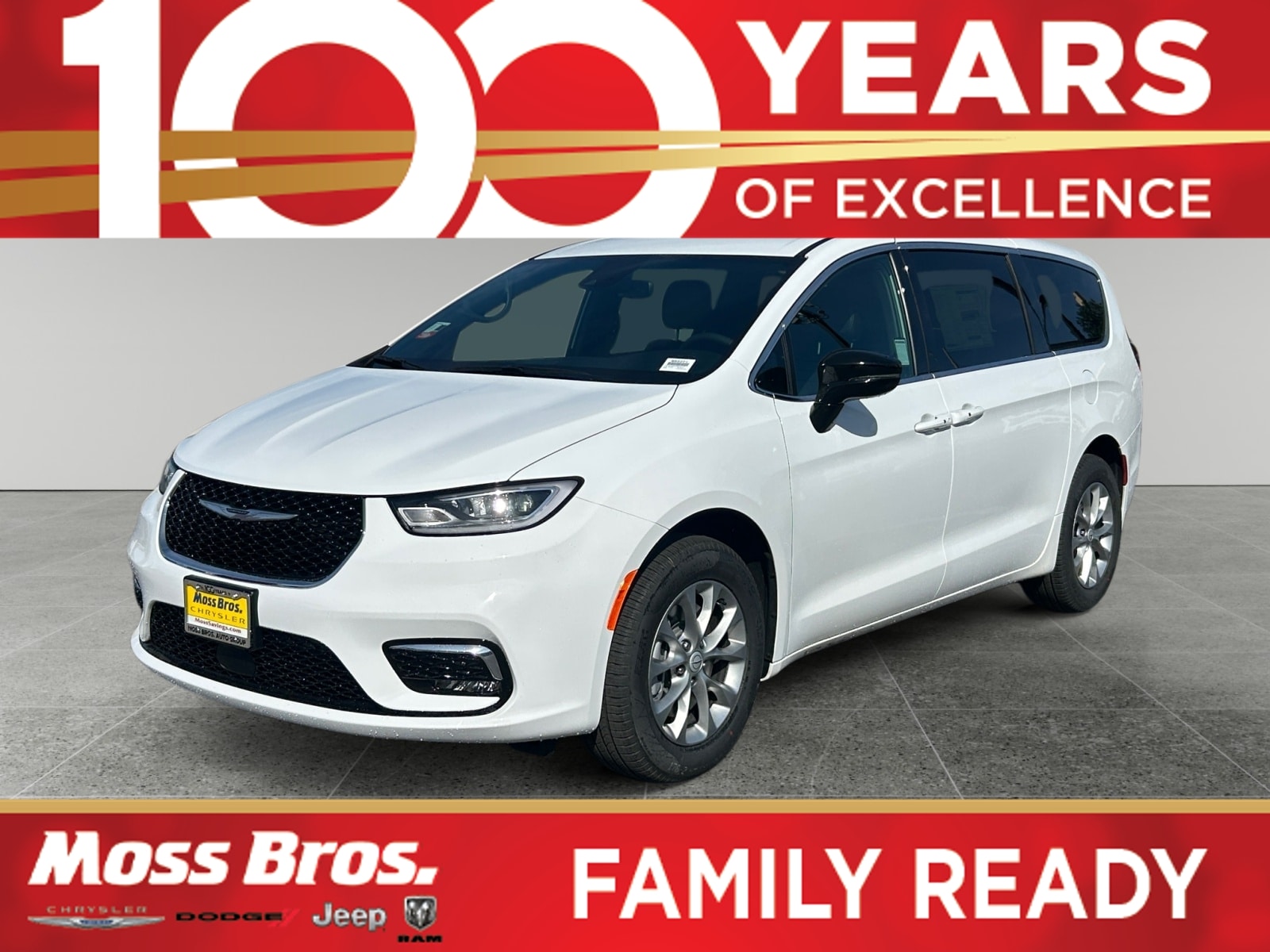 BRT White 2026 Chrysler Pacifica Minivan All-Wheel Drive 9-Speed Automatic