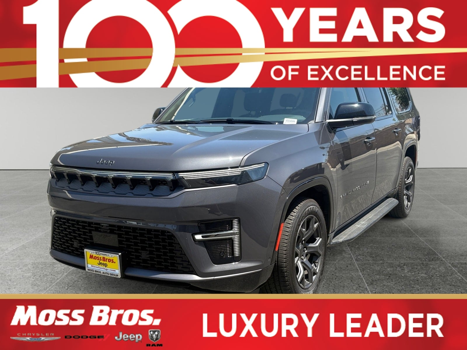 Baltic Gray MET 2026 Jeep Grand Wagoneer L SUV / Crossover Four-Wheel Drive Automatic