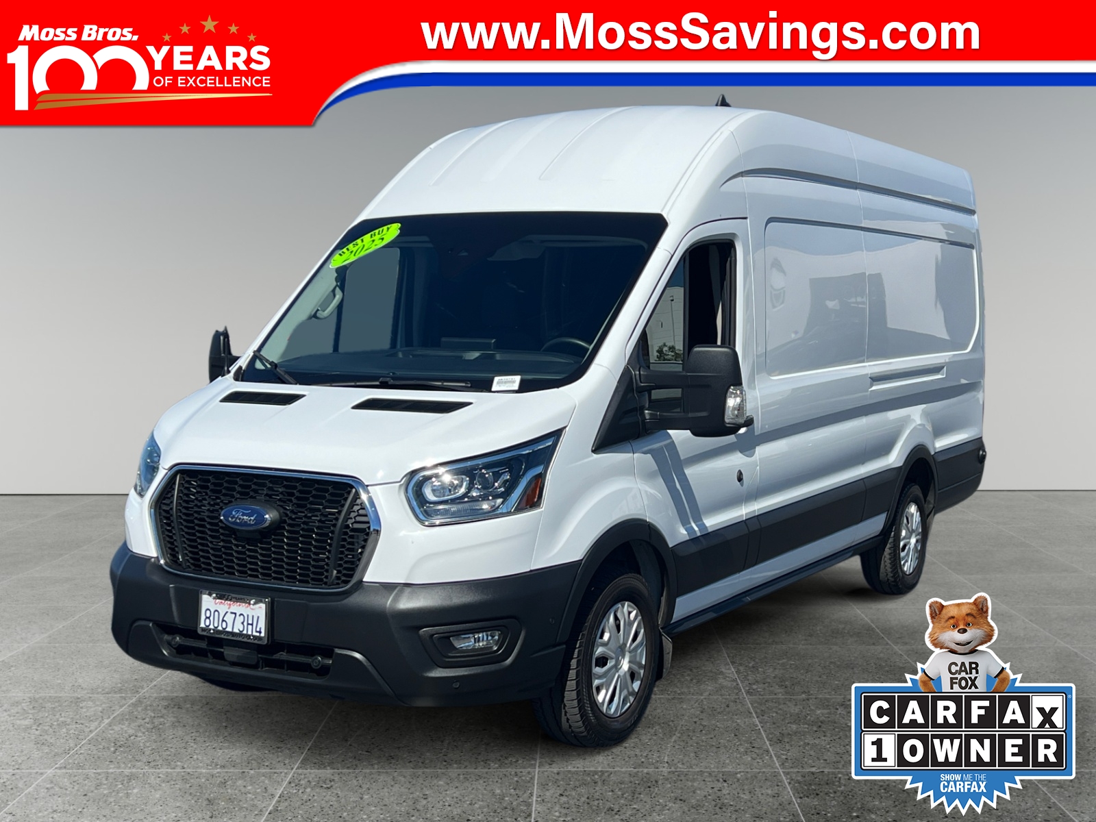 2025 Ford Transit-350 Cargo Base Van High Roof Ext. Van