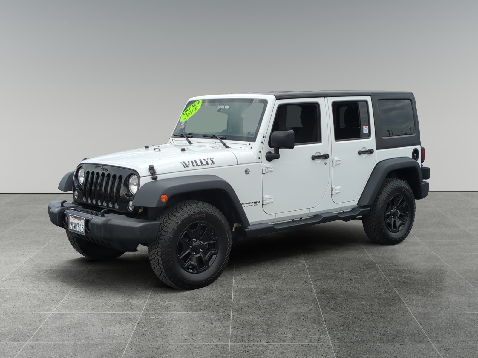 Used 2018 Jeep Wrangler JK Unlimited Willys Wheeler with VIN 1C4BJWDG3JL888761 for sale in Riverside, CA