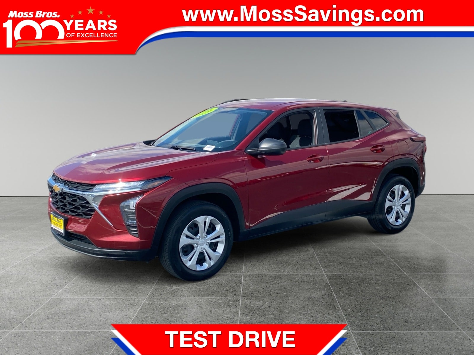 Red (Crimson) 2025 Chevrolet Trax SUV / Crossover Front-Wheel Drive Automatic