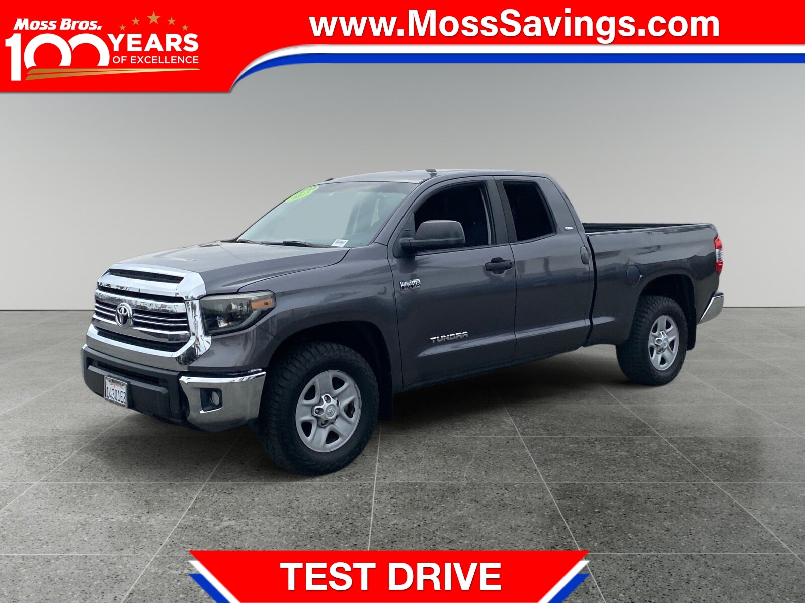 Magnetic Gray Metallic 2017 Toyota Tundra Pickup Truck Automatic