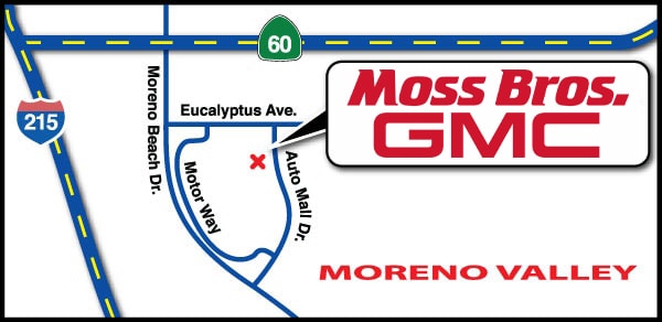Moss Bros. GMC Directions Moss Bros. GMC Directions