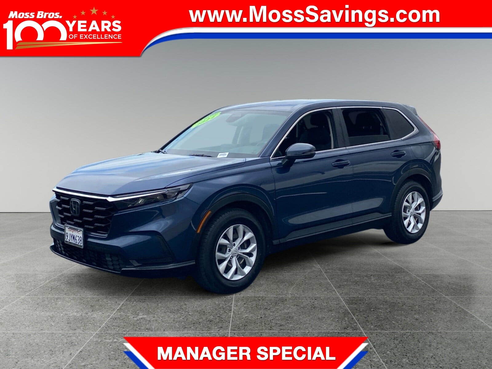 Canyon River Blue Metallic 2024 Honda CR-V LX FWD SUV / Crossover Front-Wheel Drive Automatic