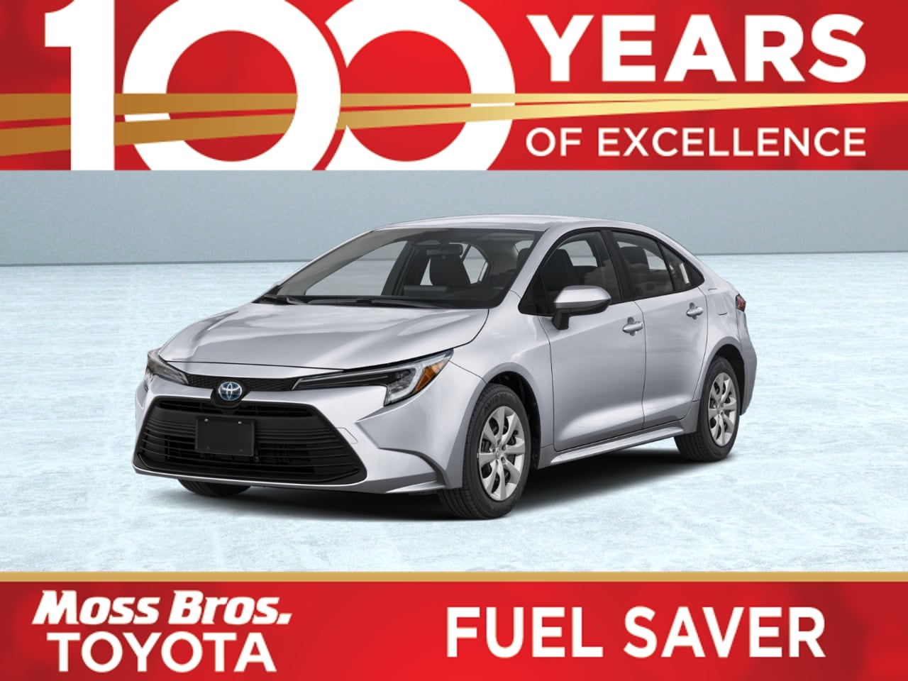 Classic Silver Metallic 2027 Toyota Corolla Hybrid Sedan Front-Wheel Drive Continuously Variable Transmission
