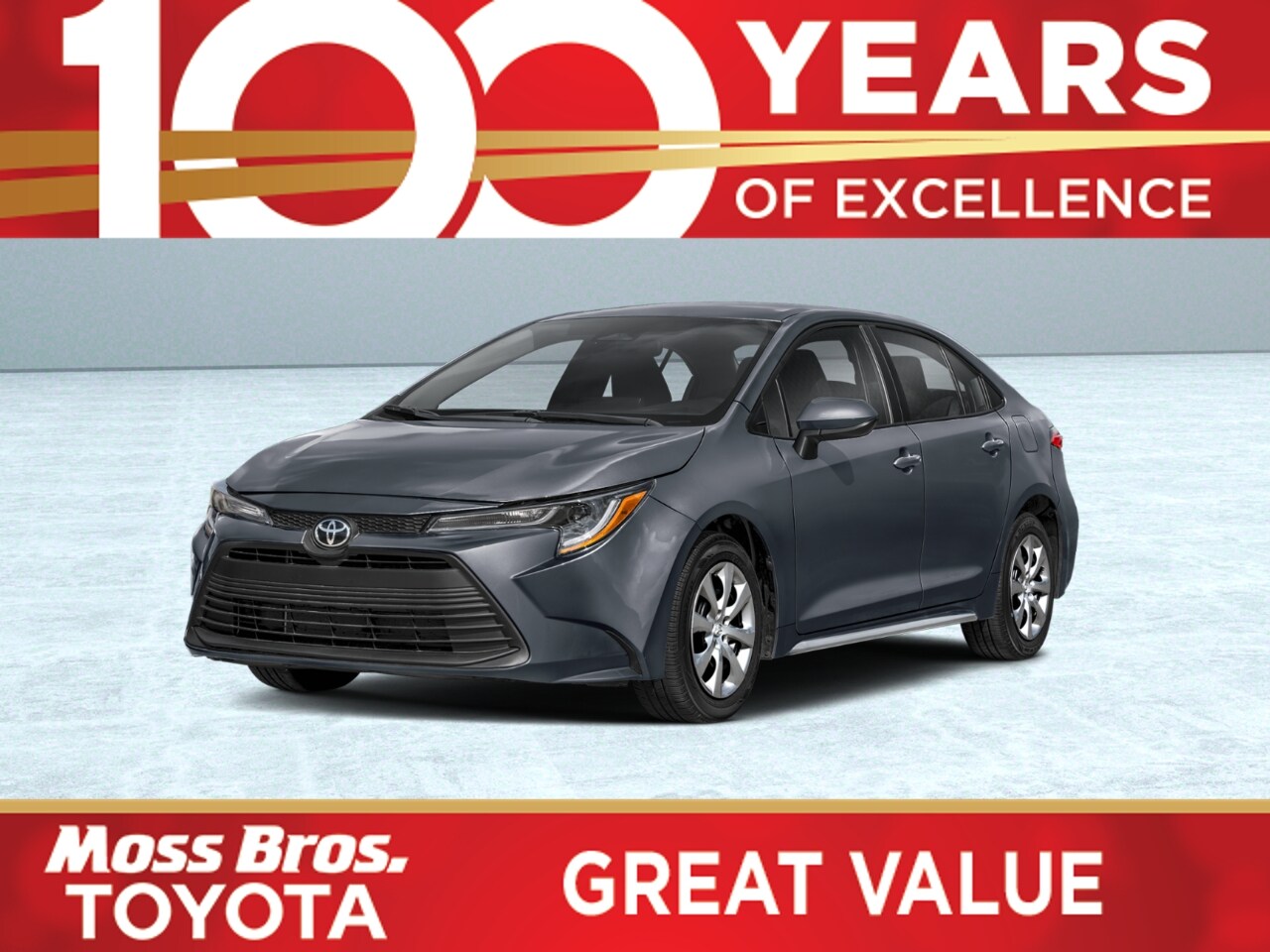 Underground 2026 Toyota Corolla Sedan Front-Wheel Drive Continuously Variable Transmission