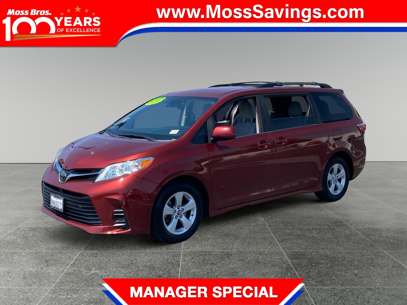 2020 Toyota Sienna LE V6 7-Passenger Access Seat FWD's photo