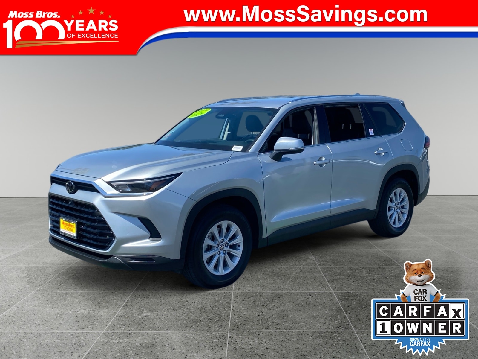 Celestial Silver 2025 Toyota Grand Highlander SUV / Crossover All-Wheel Drive Automatic