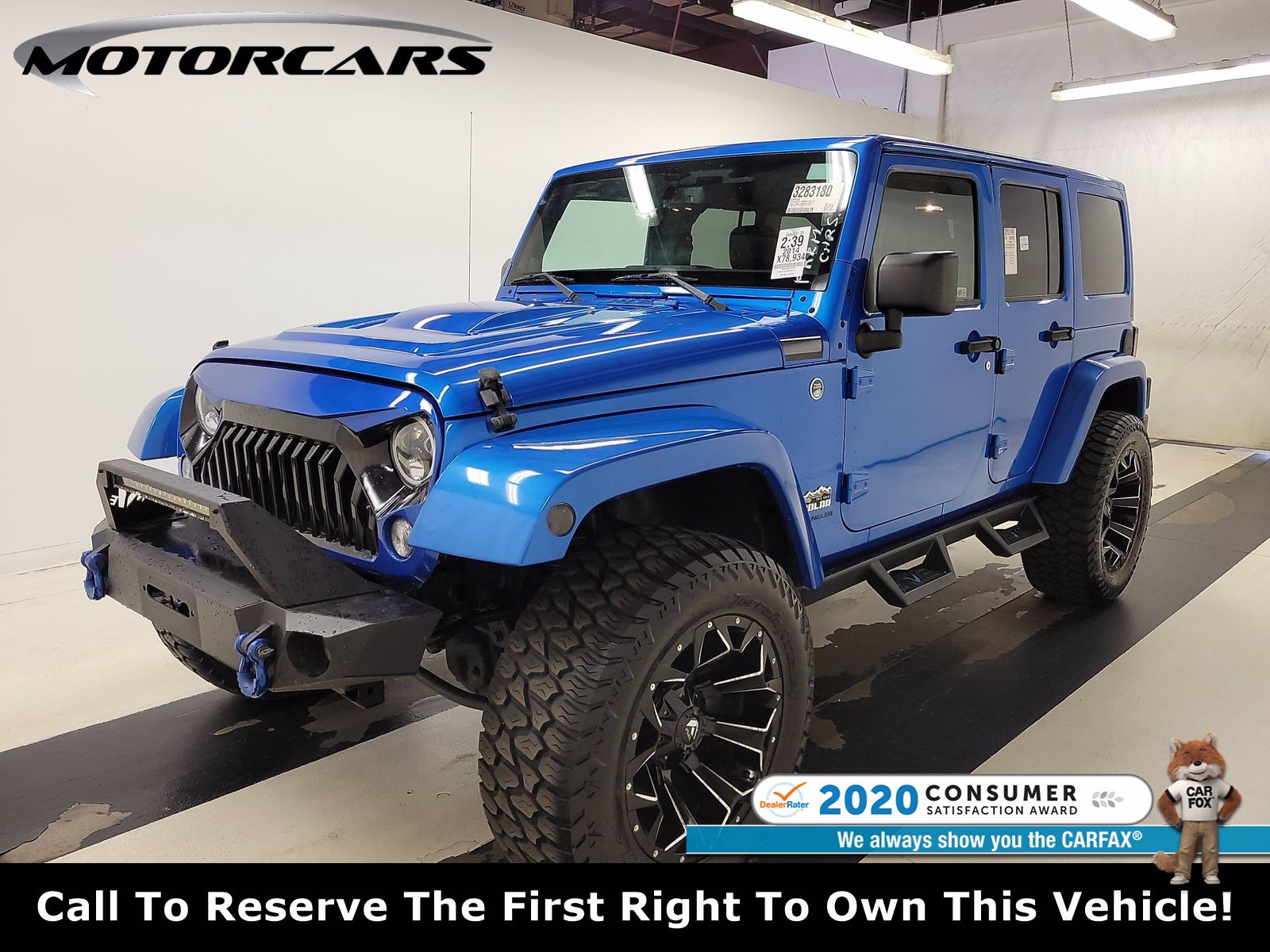 Used 14 Jeep Wrangler Unlimited For Sale At Motorcars Group Vin 1c4hjweg0el