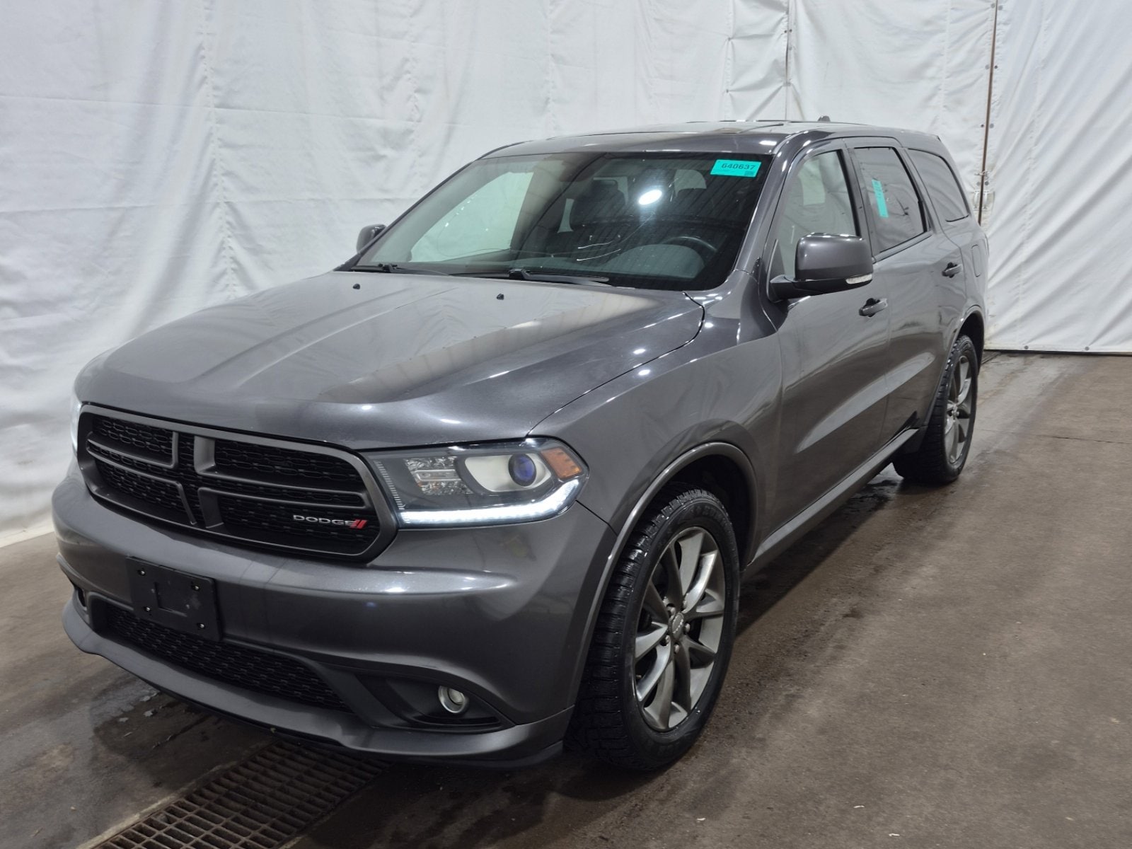 Gray 2017 Dodge Durango GT AWD SUV / Crossover All-Wheel Drive 8-Speed Automatic