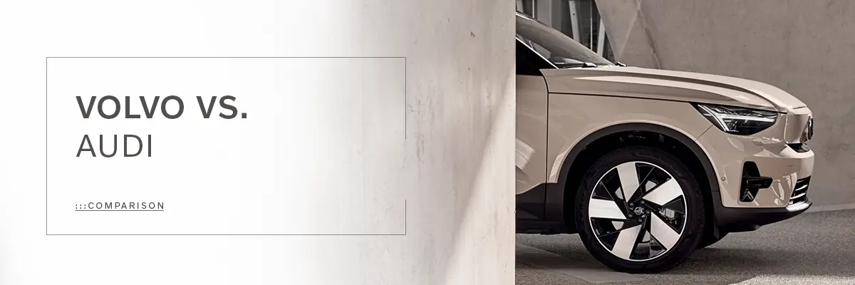 Volvo vs. Audi Brand Comparison at Motorcars Volvo