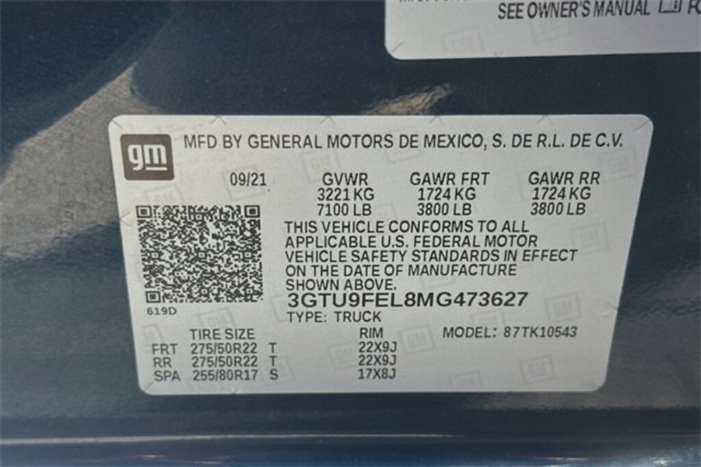 Used 2021 GMC Sierra 1500 For Sale at Motor City Buick GMC VIN