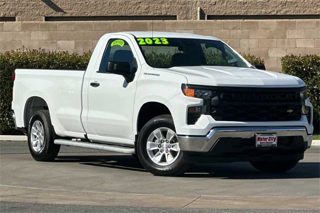 Certified 2023 Chevrolet Silverado 1500 Work Truck with VIN 3GCNAAED4PG291970 for sale in Bakersfield, CA