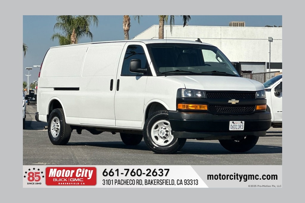 Certified 2023 Chevrolet Express Cargo 2500 WT Van Extended Cargo Van