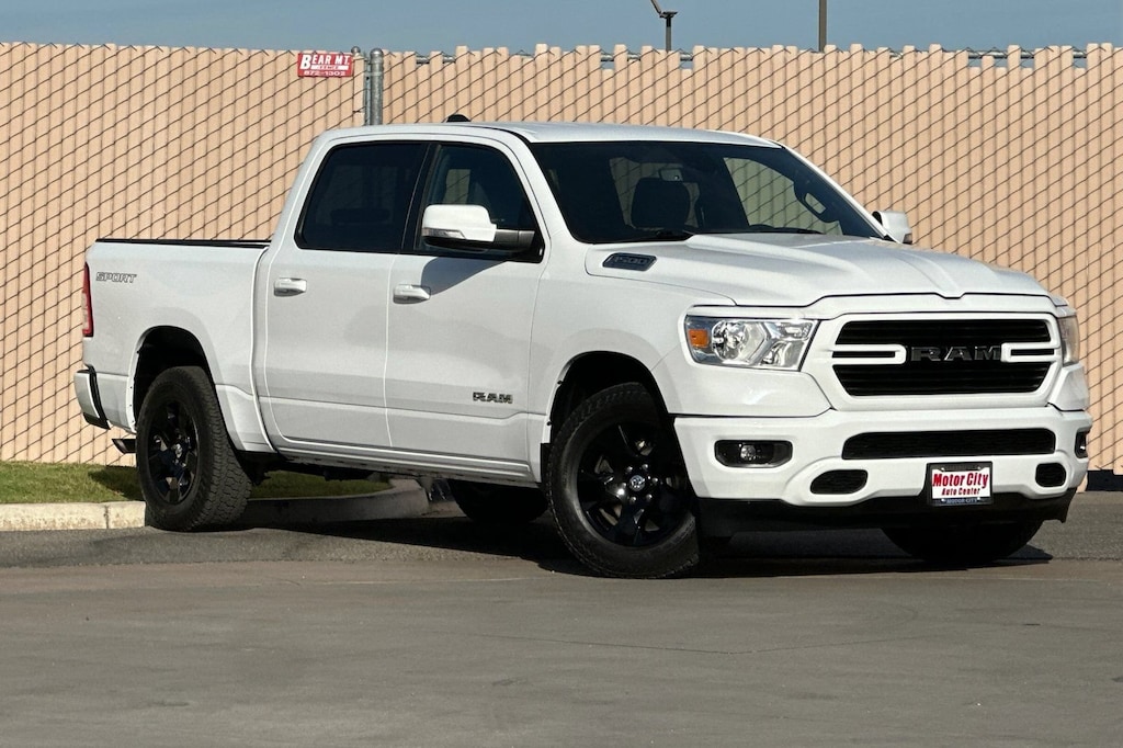 Used 2021 Ram 1500 Big Horn Crew Cab 4x2 57 Box Truck
