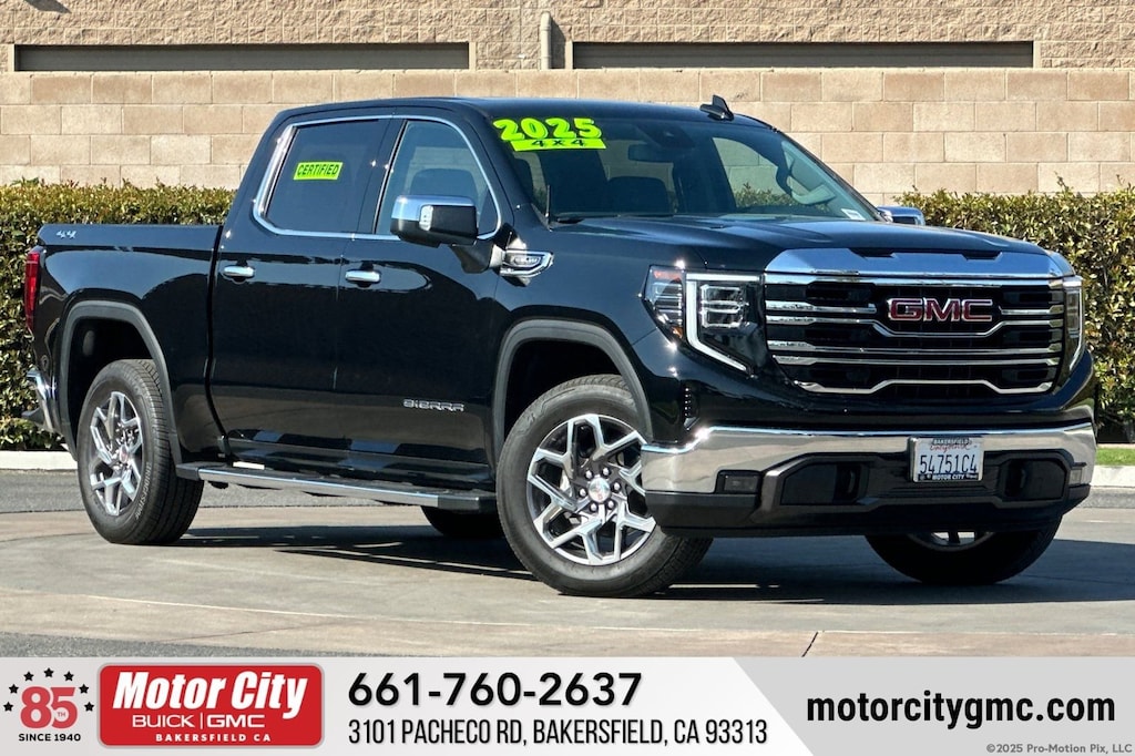 Certified 2025 GMC Sierra 1500 SLT Truck Crew Cab