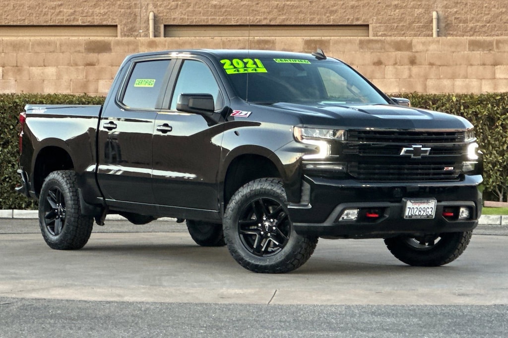 Certified 2021 Chevrolet Silverado 1500 LT Trail Boss Truck Crew Cab