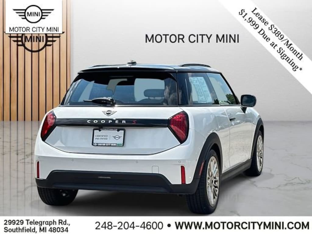 Certified 2025 MINI Cooper S Signature Plus Hatchback