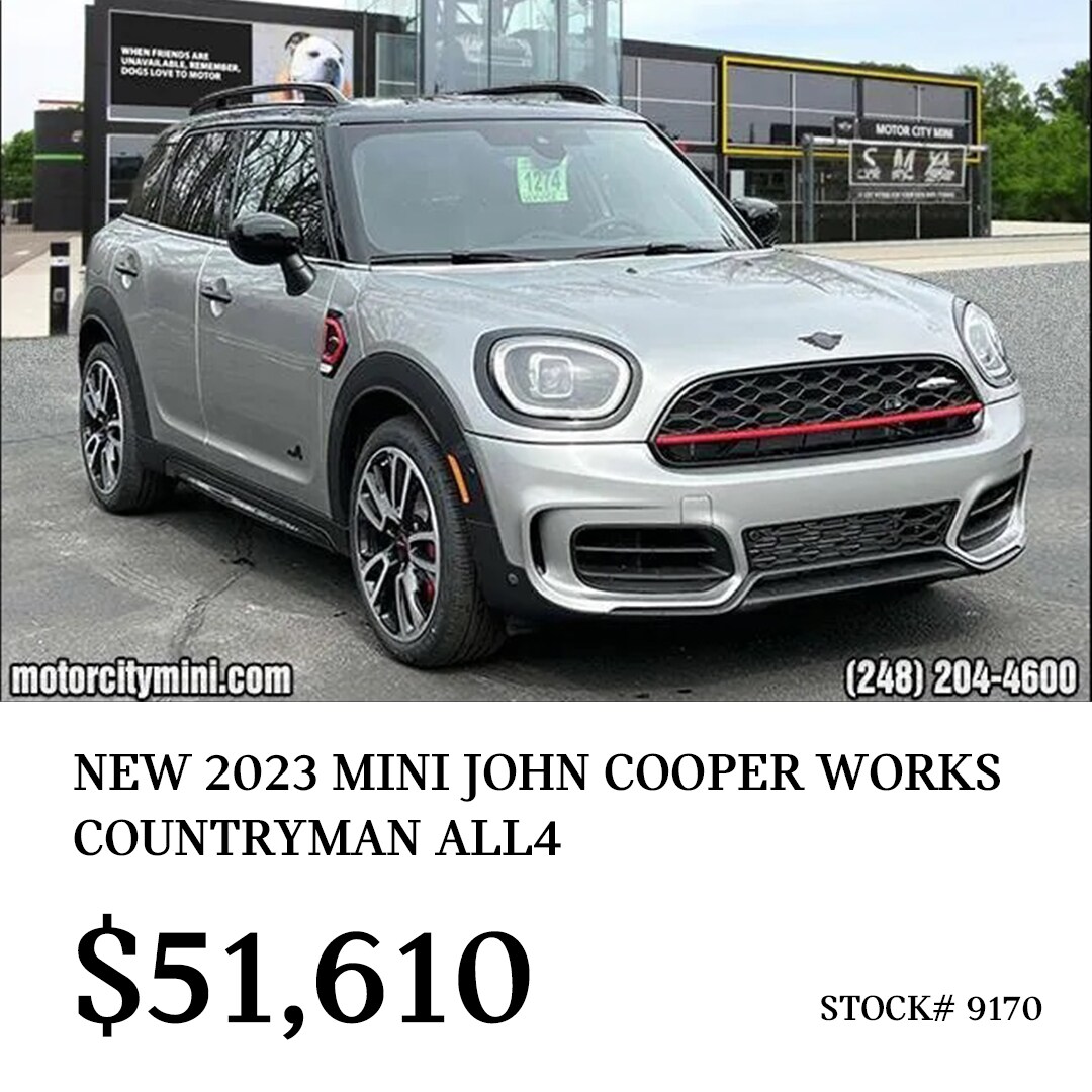 New Vehicle Specials Motor City MINI