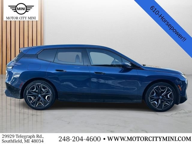 Used 2025 BMW iX M60 with VIN WB533CF04SCT28838 for sale in Southfield, MI