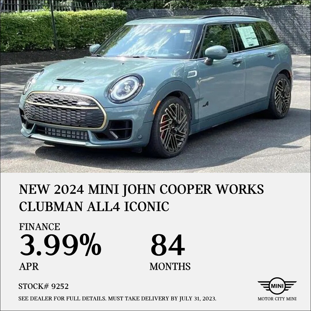 New Vehicle Specials Motor City MINI