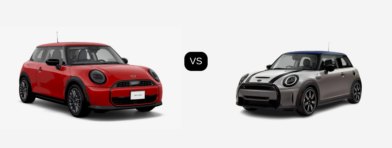 2025 MINI Cooper Hardtop Vs. 2024 MINI Cooper Hardtop
