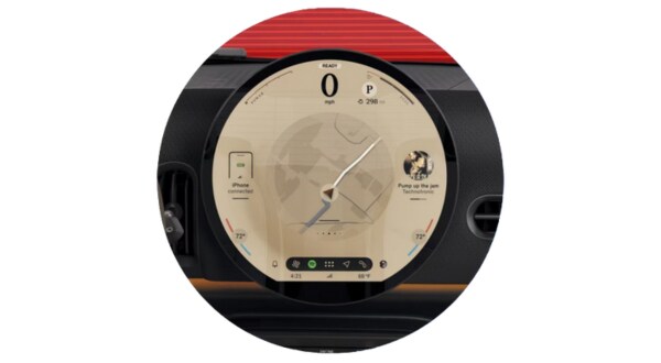 9.4-Inch Round Center Information Display