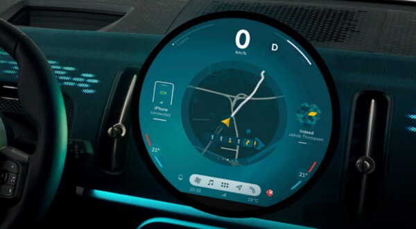 9.4-Inch Circular Infotainment Display