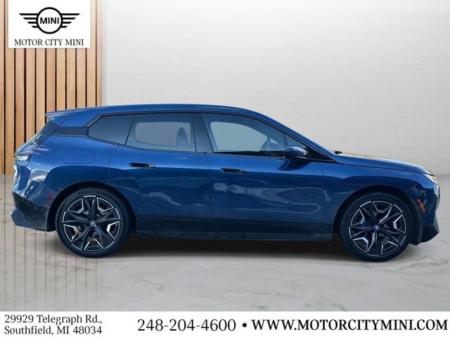 Used 2025 BMW iX M60 with VIN WB533CF04SCT28838 for sale in Southfield, MI