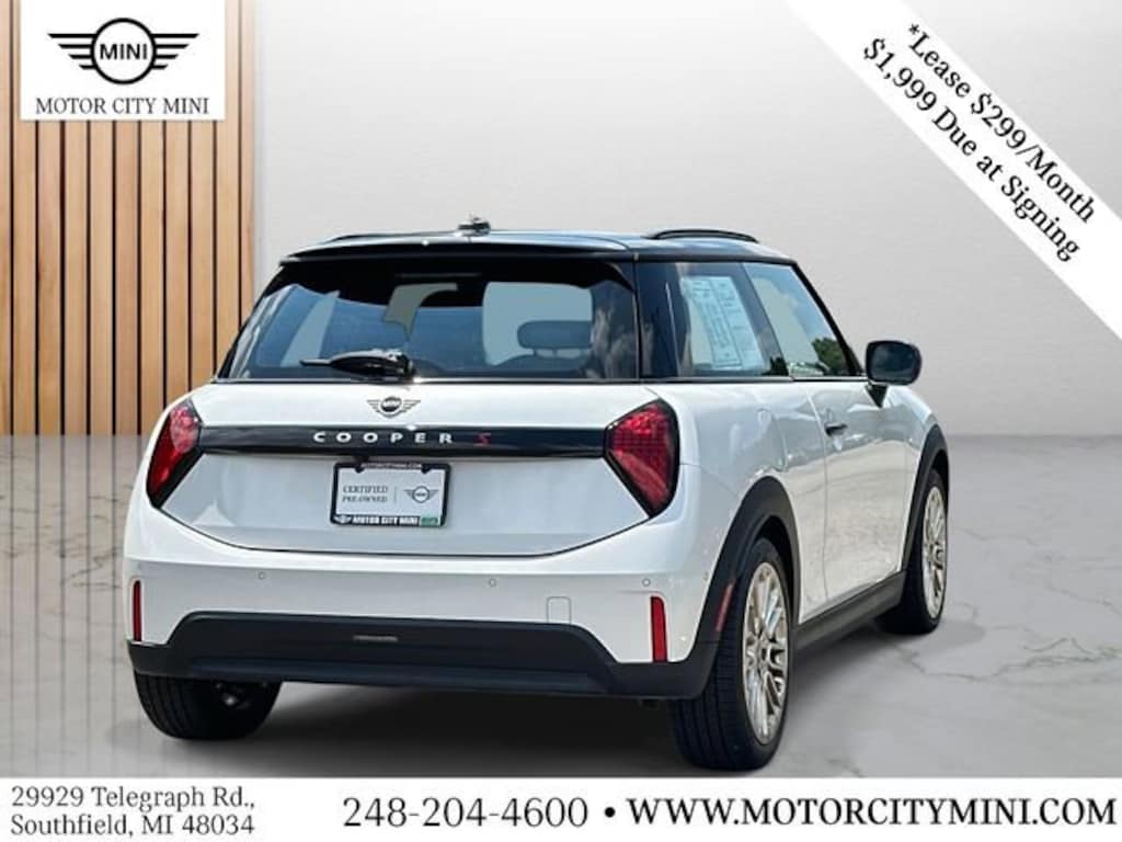 Certified 2025 MINI Cooper S Signature Plus Hatchback