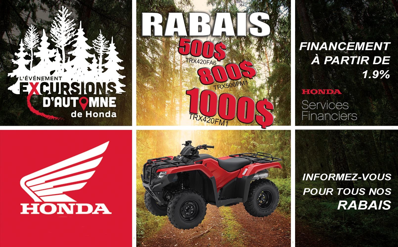 Moto Repentigny Honda et Suzuki, moto & VTT a vendre, a bas prix, 2e